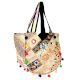White Banjaga Zari Tote Bag