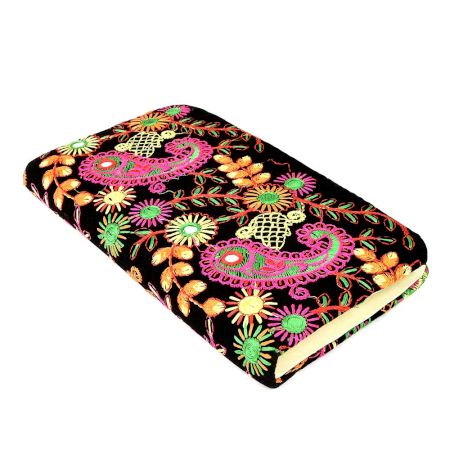 Black Box Embroidery Colorful Clutch