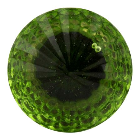 Olive Green Glass Wine Stopper
