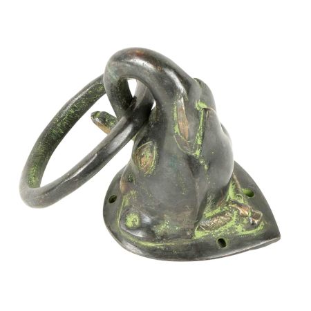 Elephant Face Brass Door Knocker