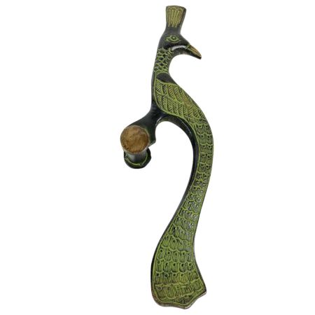 Handecor Brass Designer Peacock Door Handle