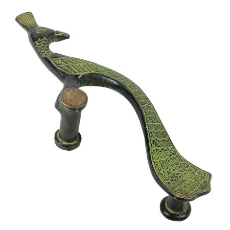 Handecor Brass Designer Peacock Door Handle