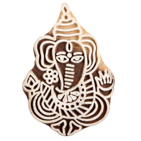 Set of 1 Piece New Wooden Printing Block