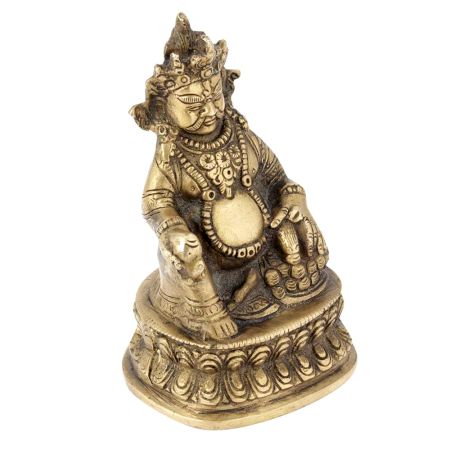 Brass God of Wealth Kuber Statue