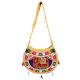 Round Elephant Hand Embroidered Sling Bag
