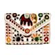 White Elephant Embroidery Banjara Clutch