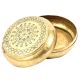 Vintage Engraved Brass Chapati Box