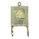Green Brass Elephant Wall Hooks