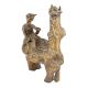 Handmade Bronze Statue Man on Horse