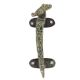 Old World Sea Horse Brass Door Handle