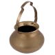 Old Brass Handcrafted Unique Shaped Holy Water Pot or Kamandal