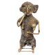 Dhokra Brass Handcrafted Lady Sitting