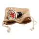 Red Star Fish Flat Ceramic Wine Stopper