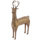 Brass Standing Deer Figurine
