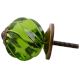 Olive Green Interior Cut Glass Cabinet Knob Online
