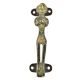 Antique Brass Tribal Man Figurine Design Door Handle