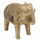 Handcrafted Jali Design Brass Elephant Statue