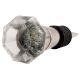 Clear Octagon Shape Glass Wine Stopper
