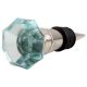 Water Octagon Shape Glass Wine Stopper
