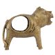 Hand Carved Brass Dhokra Lion Napkin Holder