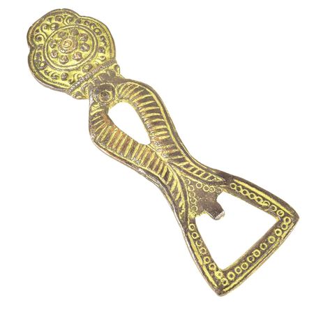 Traditional Brass Bottle Opener