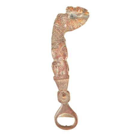 Unusual Horse Figurine Brass Bottle Opener