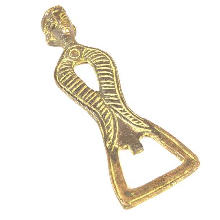 Brass Bottle Opener Tribal Face Decorative Body