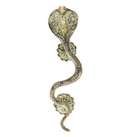 Brass Green Snake Pull Door Handle