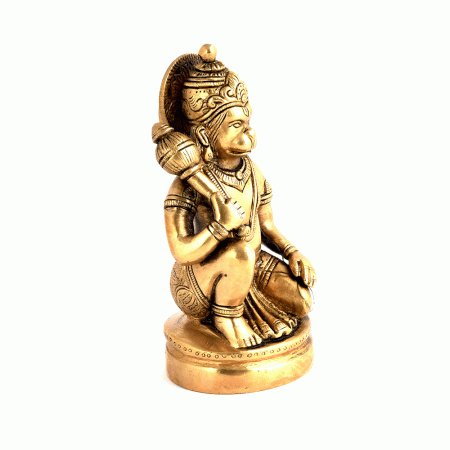 Brass Sitting Hanuman Ji