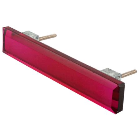 Queen Pink Glass Big Door Handle