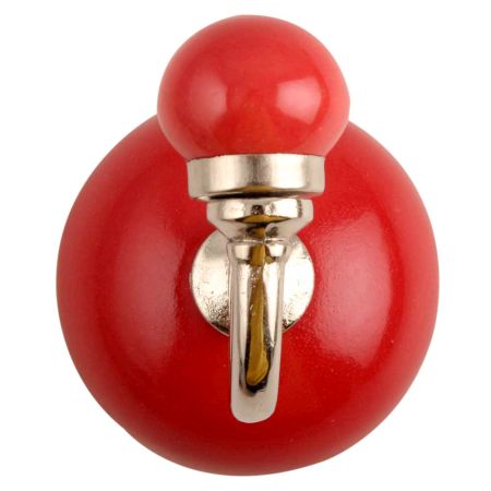 Solid Red Wall Hooks