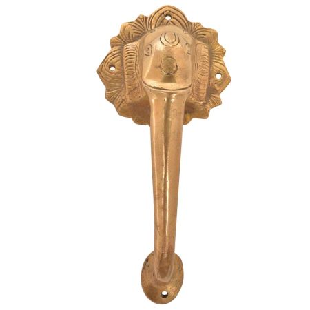 Brass Artistic Elephant Door Handle