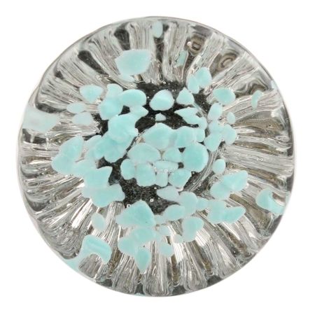 Water Paneled Sides Glass Wine Stopper