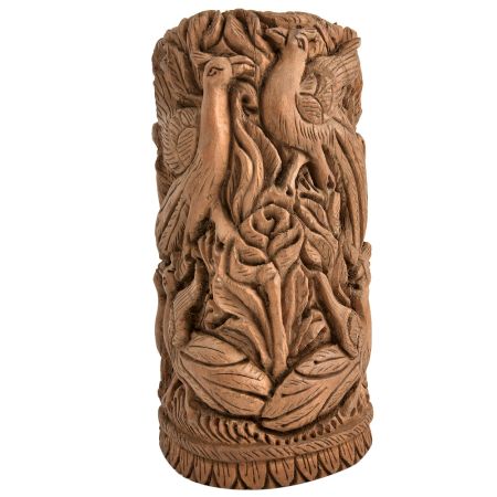 Indian Peacock Rose Engraved Home Decor Collectable