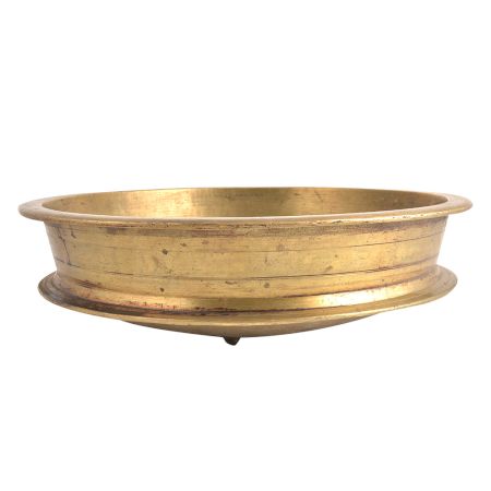 Brass Urli without Handles - 12.5 Inches