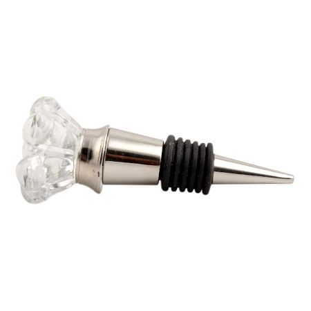 Clear Glass Wine Stopper