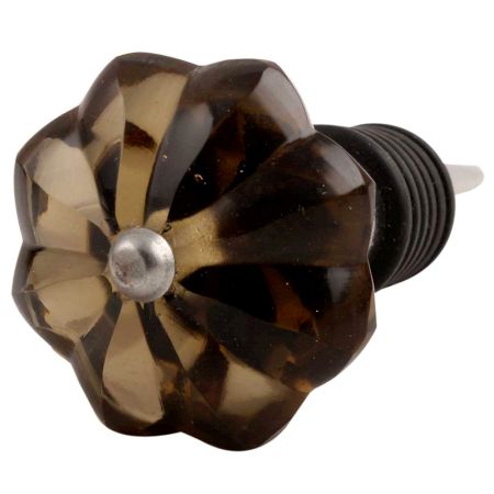 Smoky Melon Glass Wine Stopper