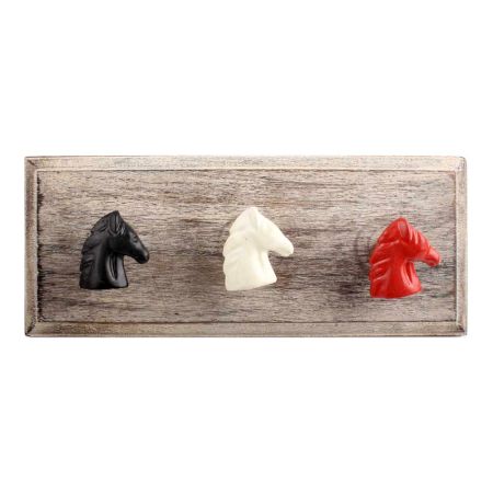 Mixed Horse Metal Wooden Hooks