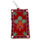 Red Floral Mini Purse / Mobile Pouch For Womens Hook