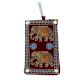 Maroon Elephant Mini Purse / Mobile Pouch For Womens Hook