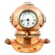 Copper and Brass Divers Helmet Clock