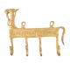 Brass Tribal Camel Face Four Wall Hooks