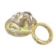 Brass Elephant Door Knocker Ring with patina
