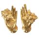 Brass Mudra Buddha Door Handle Pull (Set of 2 Piece)