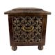 Handcrafted Carved Mango Wood Chest With Latch