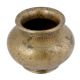 Engraved Brass Pot for Hindu Ceremonies