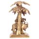 Krishna with Holy Cow Under Tree Idol Decor Statue