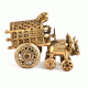 Brass Indian Village Bullock Cart Sculpture