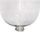 U Shape Clear Cut Glass Ceiling Lamp