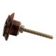 Brown Tiny Flower Bone Cabinet Knob Online